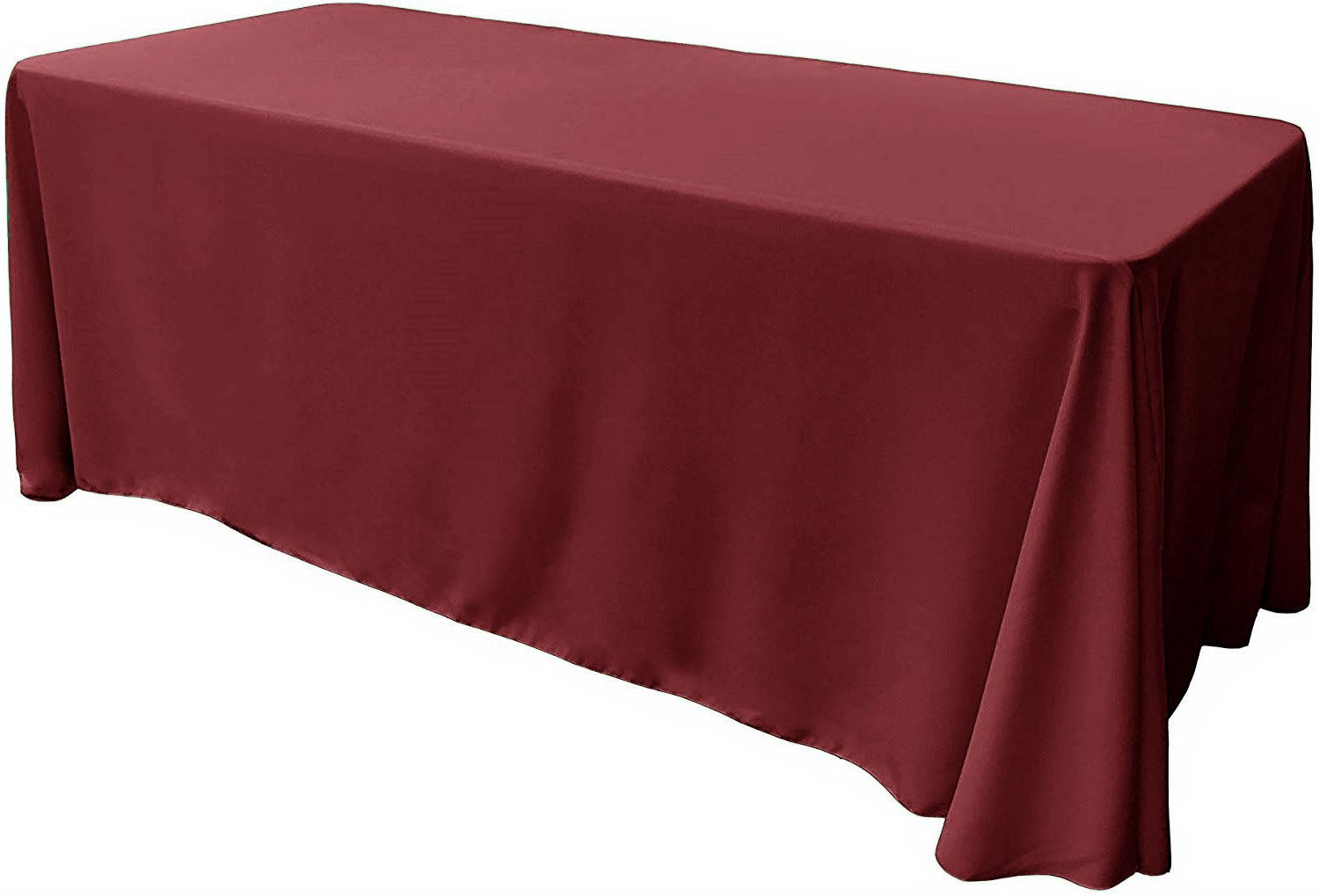86" X 156" Rectangular Seamless Polyester Poplin Tablecloth, for Party/Wedding Tablecloth - New Creations Fabric & Foam Inc