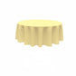 90" ROUND POLY POPLIN SEAMLESS TABLECLOTH - New Creations Fabric & Foam Inc