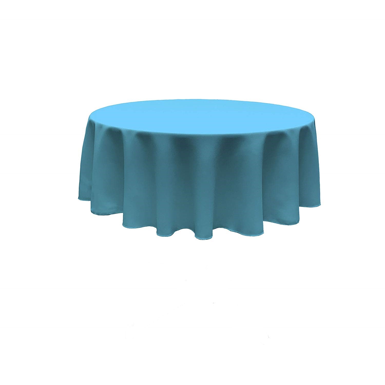 90" ROUND POLY POPLIN SEAMLESS TABLECLOTH - New Creations Fabric & Foam Inc