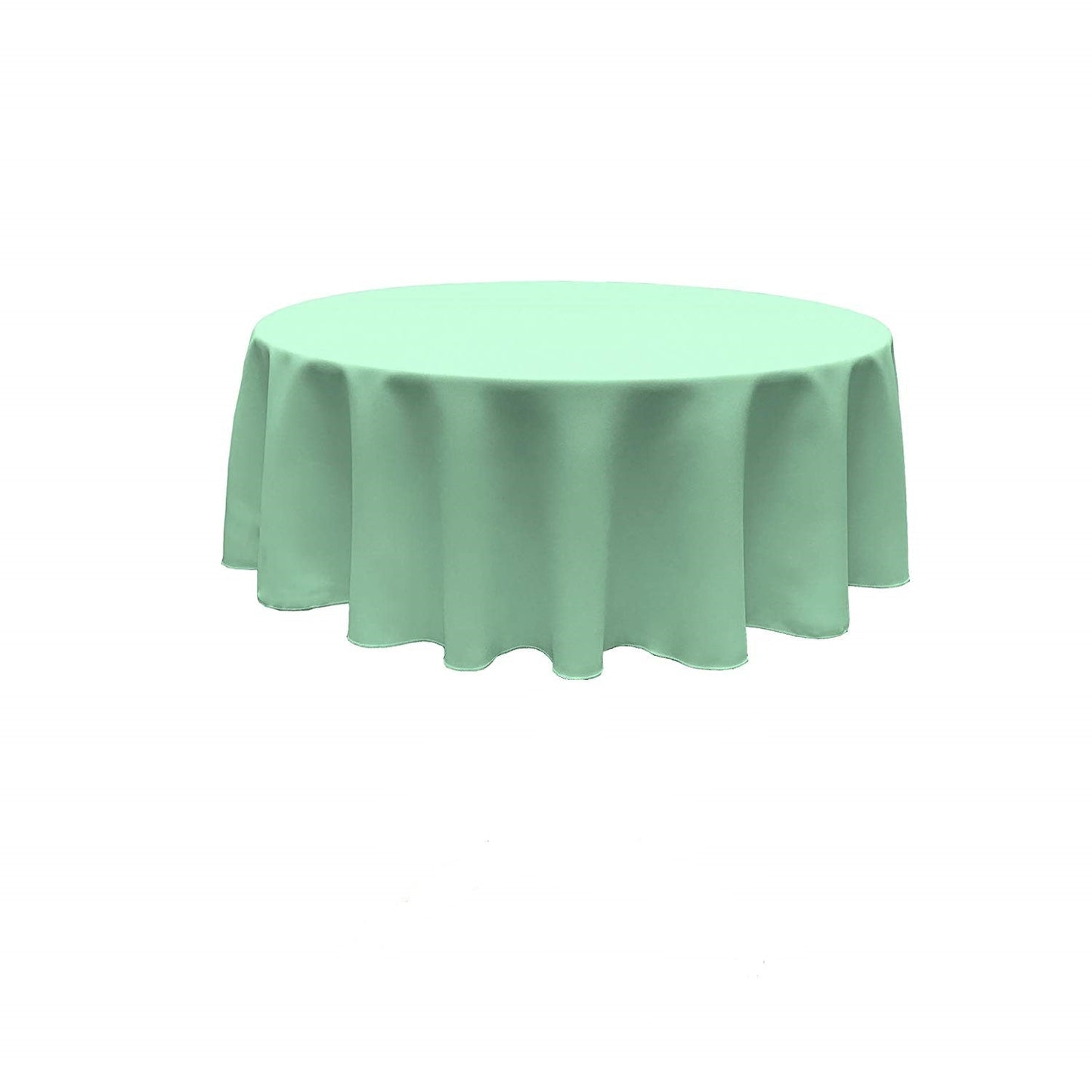 90" ROUND POLY POPLIN SEAMLESS TABLECLOTH - New Creations Fabric & Foam Inc