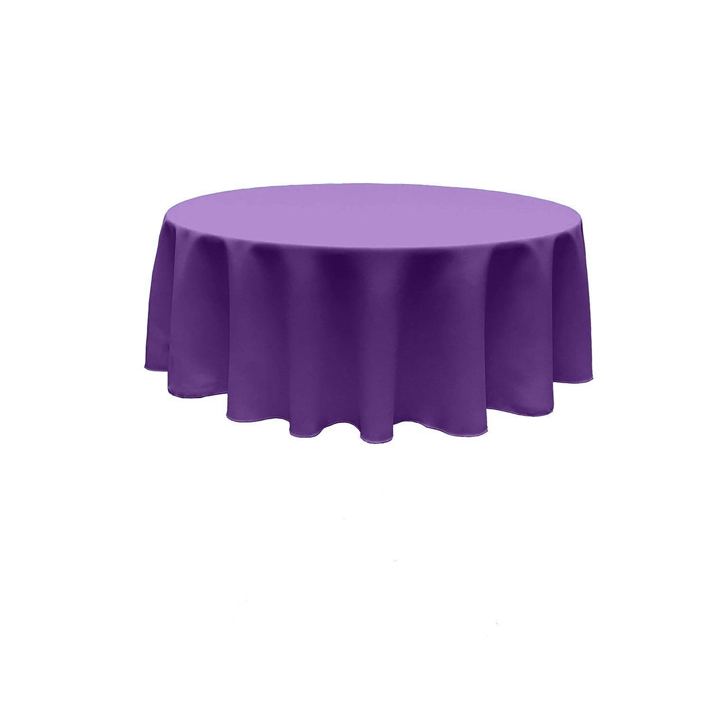 90" ROUND POLY POPLIN SEAMLESS TABLECLOTH - New Creations Fabric & Foam Inc