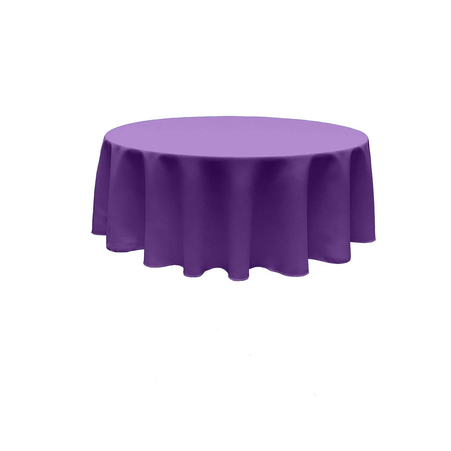 90" ROUND POLY POPLIN SEAMLESS TABLECLOTH - New Creations Fabric & Foam Inc