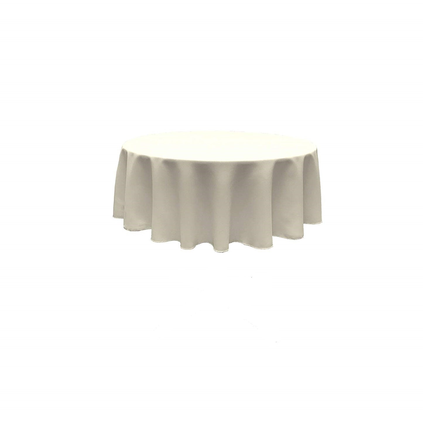 90" ROUND POLY POPLIN SEAMLESS TABLECLOTH - New Creations Fabric & Foam Inc