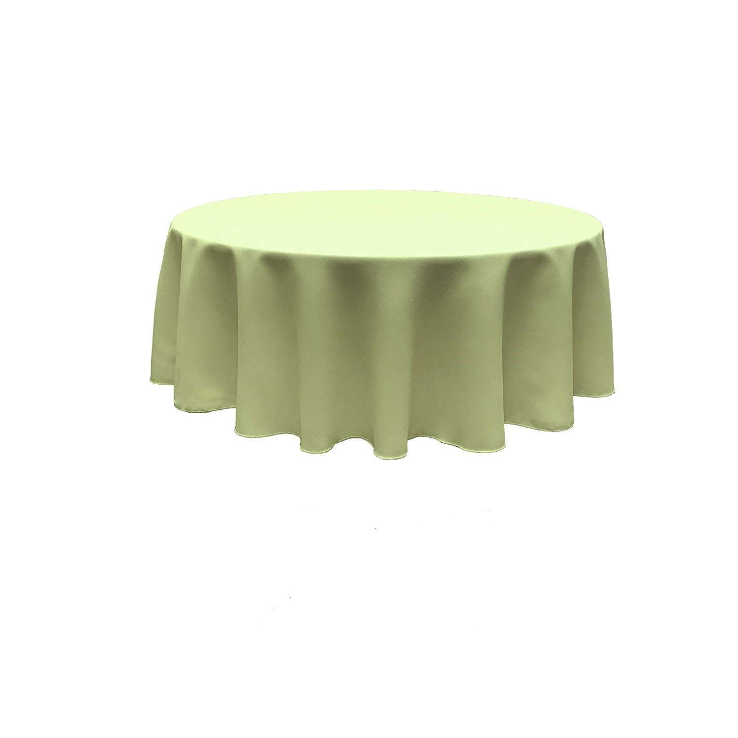 90" ROUND POLY POPLIN SEAMLESS TABLECLOTH - New Creations Fabric & Foam Inc