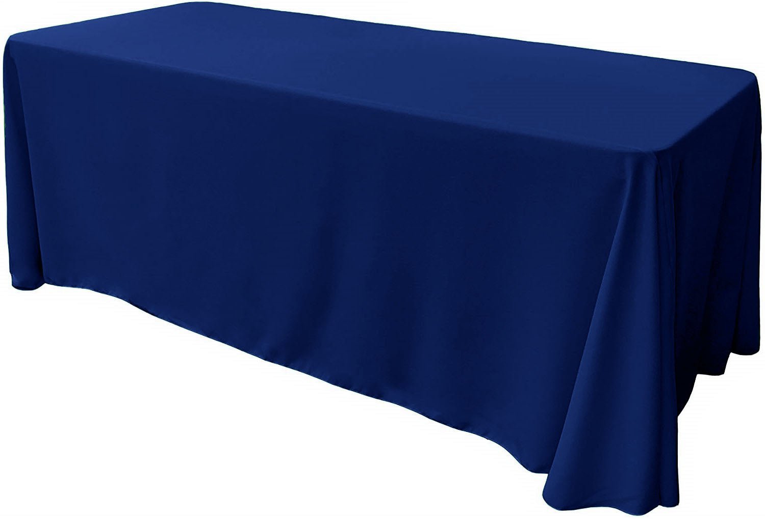 90" X 120" Rectangular Seamless Polyester Poplin Tablecloth, for Party/Wedding Tablecloth - New Creations Fabric & Foam Inc