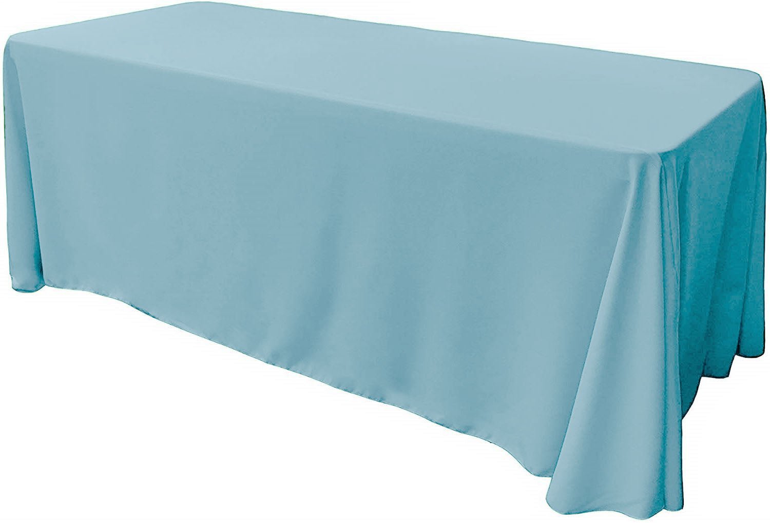 90" X 120" Rectangular Seamless Polyester Poplin Tablecloth, for Party/Wedding Tablecloth - New Creations Fabric & Foam Inc