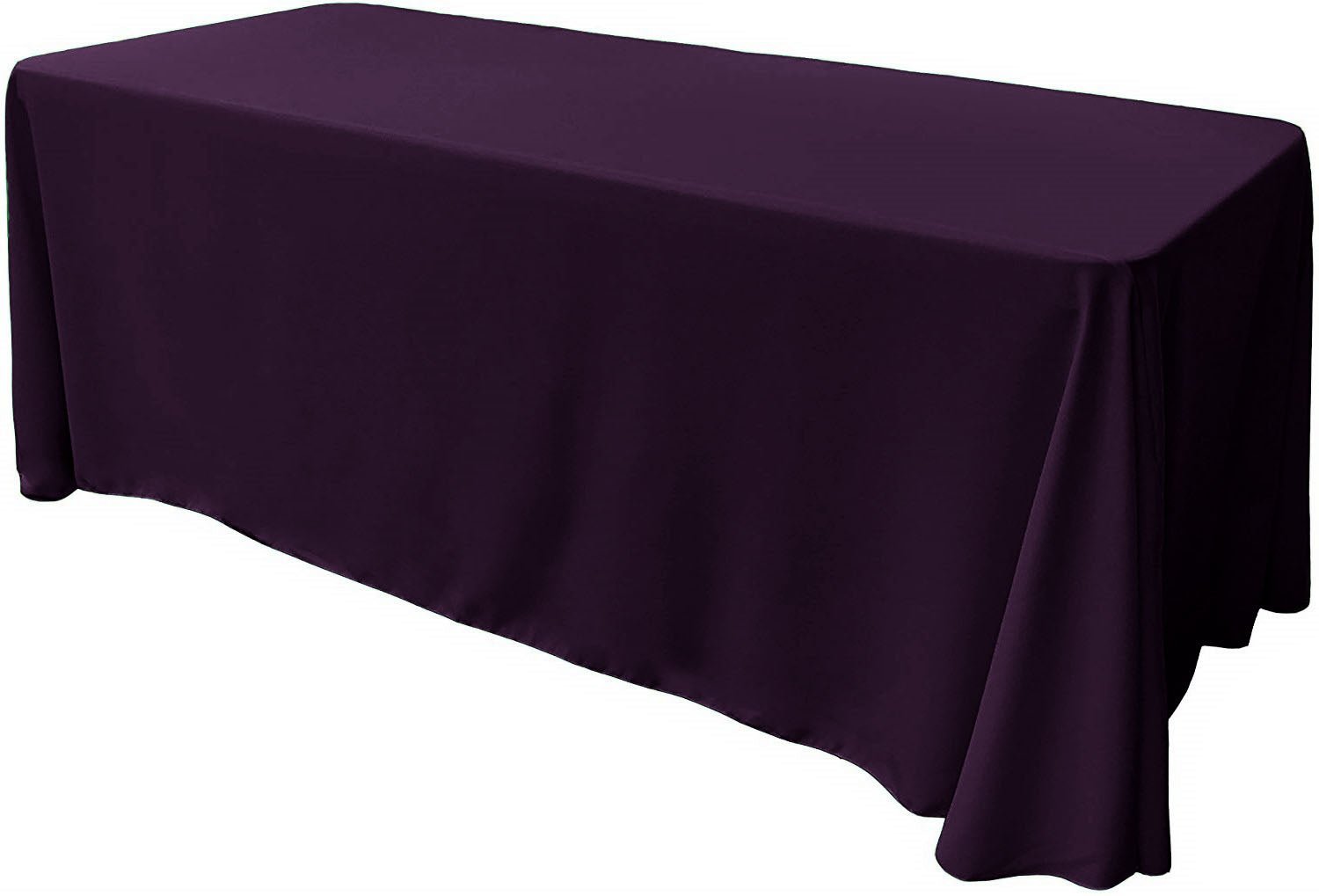 90" X 120" Rectangular Seamless Polyester Poplin Tablecloth, for Party/Wedding Tablecloth - New Creations Fabric & Foam Inc