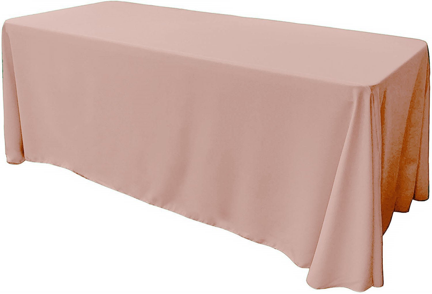 90" X 120" Rectangular Seamless Polyester Poplin Tablecloth, for Party/Wedding Tablecloth - New Creations Fabric & Foam Inc