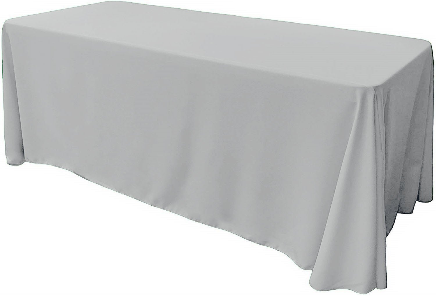90" X 132" Rectangular Seamless Polyester Poplin Tablecloth, for Party/Wedding Tablecloth - New Creations Fabric & Foam Inc