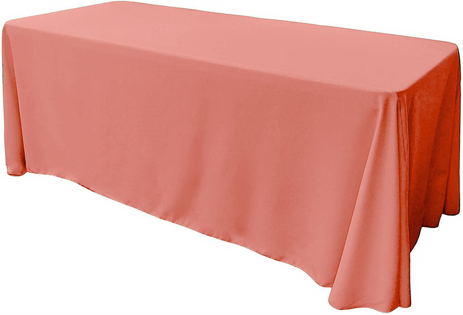 90" X 132" Rectangular Seamless Polyester Poplin Tablecloth, for Party/Wedding Tablecloth - New Creations Fabric & Foam Inc