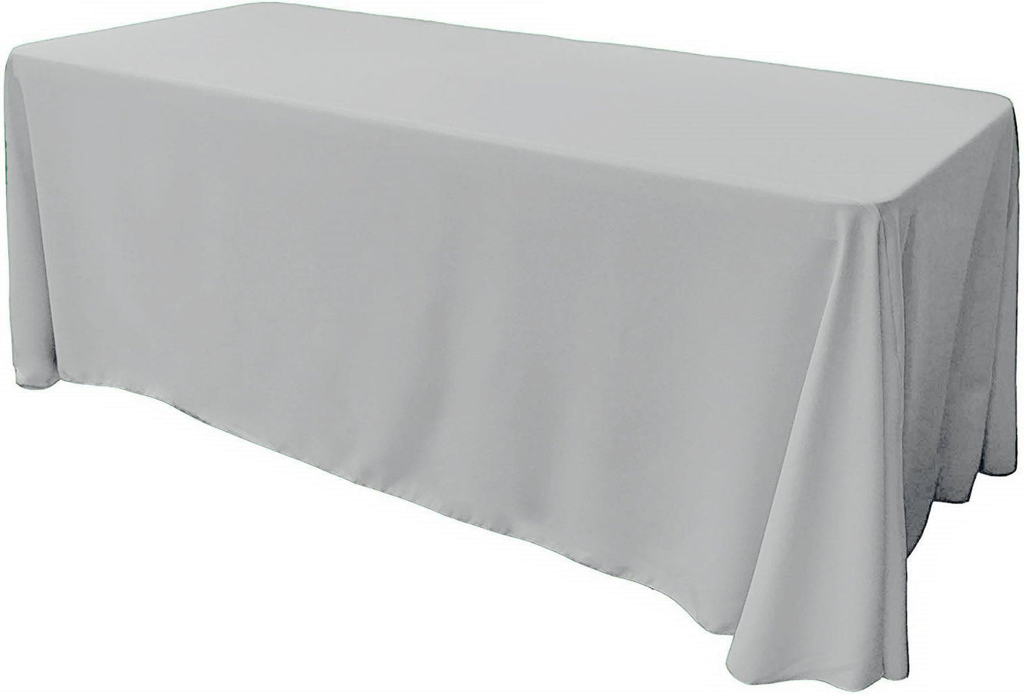 90" X 156" Rectangular Seamless Polyester Poplin Tablecloth, for Party/Wedding Tablecloth - New Creations Fabric & Foam Inc