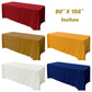 90" X 156" Rectangular Seamless Polyester Poplin Tablecloth, for Party/Wedding Tablecloth - New Creations Fabric & Foam Inc