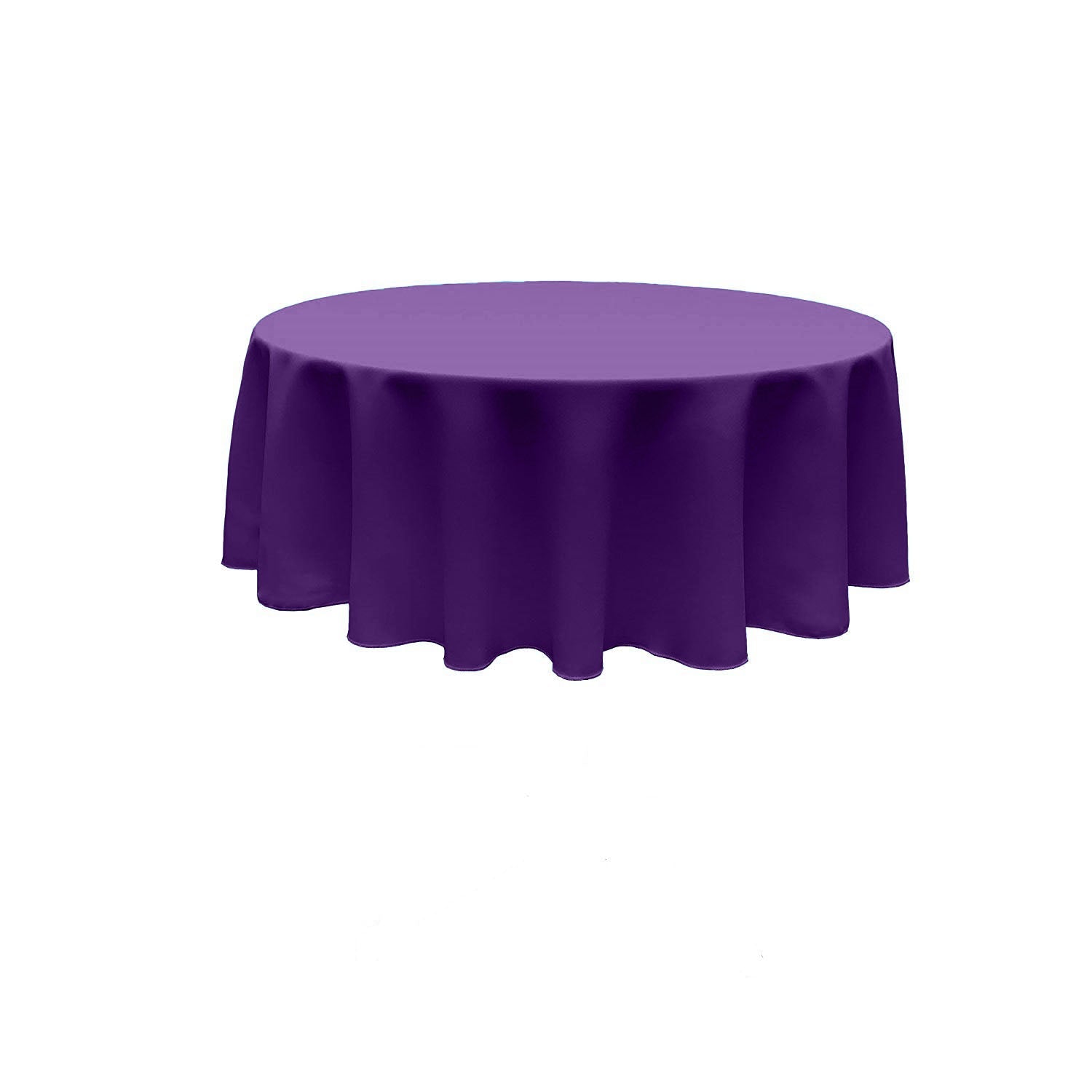 96" ROUND POLY POPLIN SEAMLESS TABLECLOTH - New Creations Fabric & Foam Inc