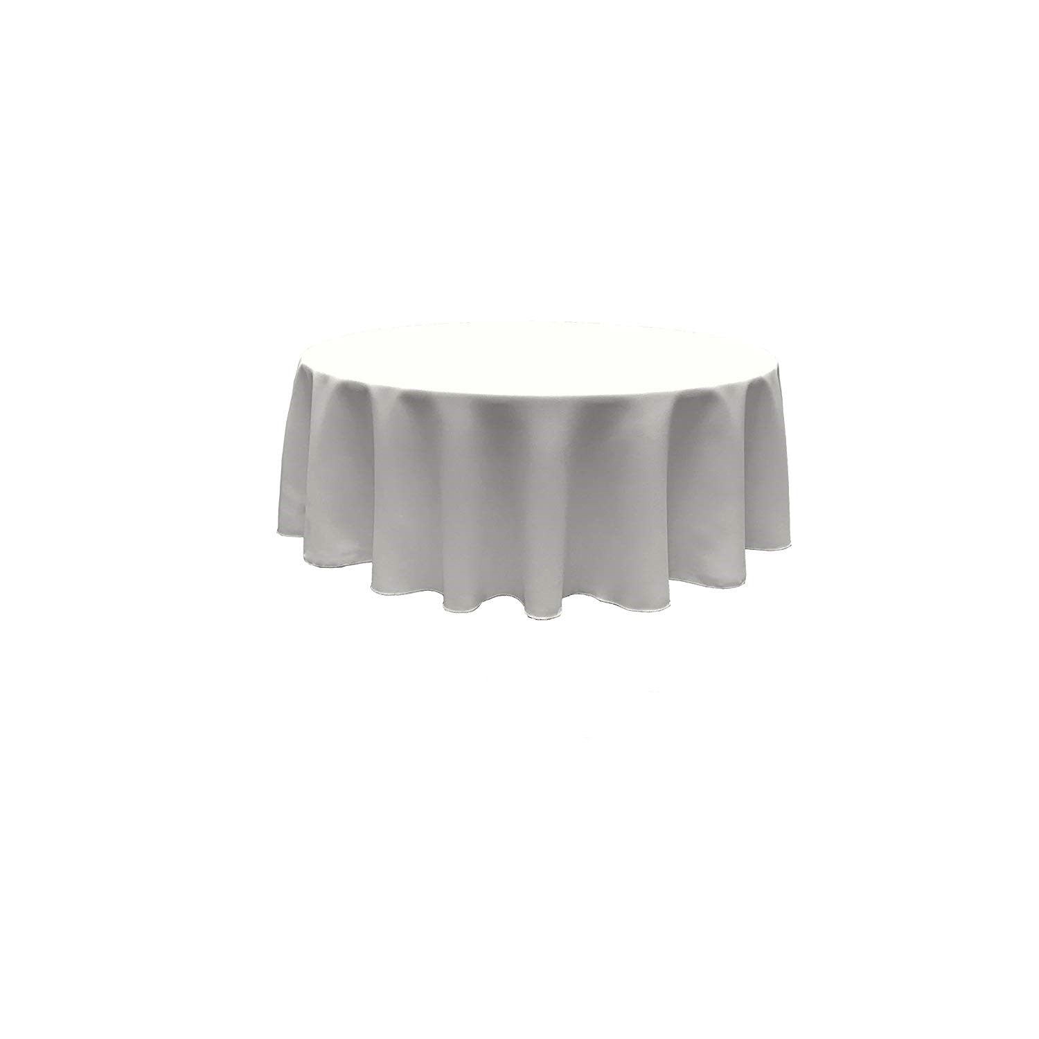 96" ROUND POLY POPLIN SEAMLESS TABLECLOTH - New Creations Fabric & Foam Inc