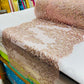 Trim Glitter Damask Design On A Mesh Lace| 20" Wide | appeal Fabric| Sold By The Yard.