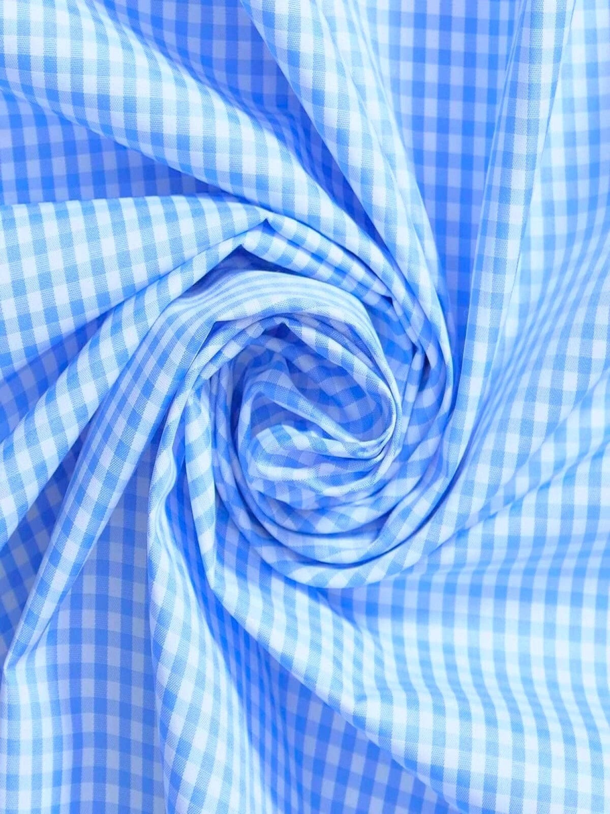 Gingham 1/4" Checkered Poly Cotton 58" Wide| New Creations Fabric & Foam Inc.