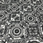 Beaded Lace Fabric, Heavy Embroidered Geometric Design on 58" Mesh