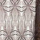 Beaded Lace Fabric, Heavy Embroidered Design on 58" Mesh for Dresses