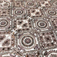 Beaded Lace Fabric, Heavy Embroidered Geometric Design on 58" Mesh