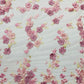 Multi Color 3d floral Daisy Design Embroider Lace 54" Wide| New Creations Fabric & Foam Inc.