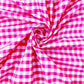 Gingham 1/4" Checkered Poly Cotton 58" Wide| New Creations Fabric & Foam Inc.
