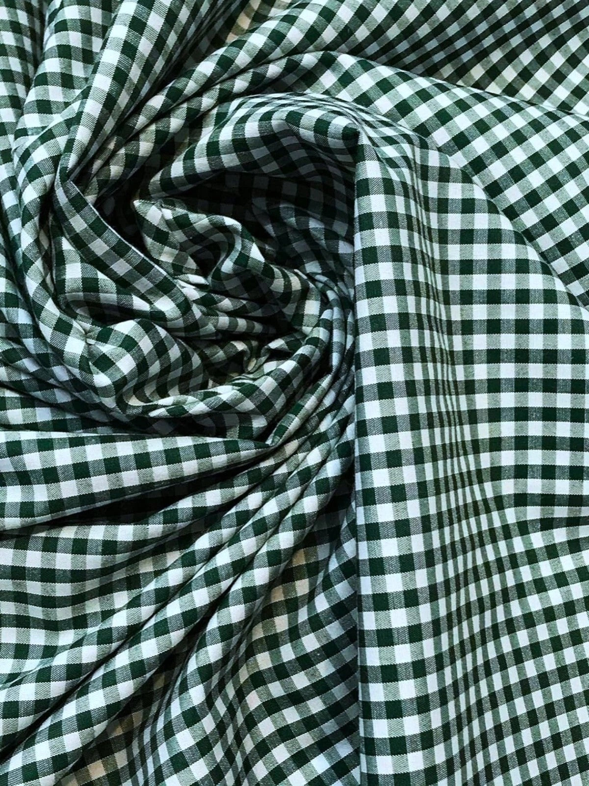 Gingham 1/4" Checkered Poly Cotton 58" Wide| New Creations Fabric & Foam Inc.