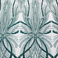 Beaded Lace Fabric, Heavy Embroidered Design on 58" Mesh for Dresses
