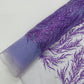 Vine Beaded Lace on Mesh 54" Wide | New Creation Fabric & Foam Inc.