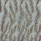 Vine Beaded Lace on Mesh 54" Wide | New Creation Fabric & Foam Inc.