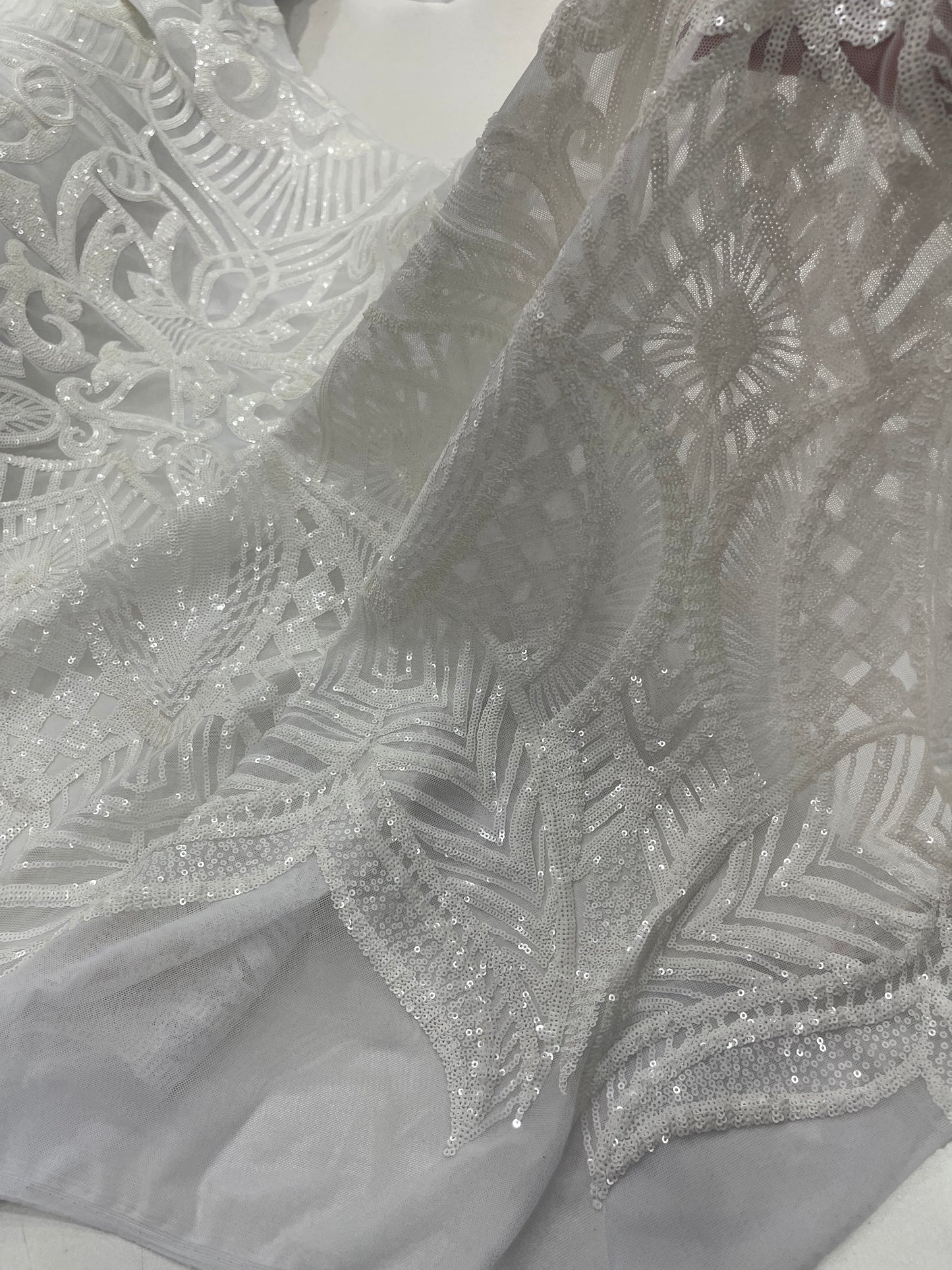 Royalty Sequin Damask Fabric 54” Wide| New Creations Fabric & Foam Inc.