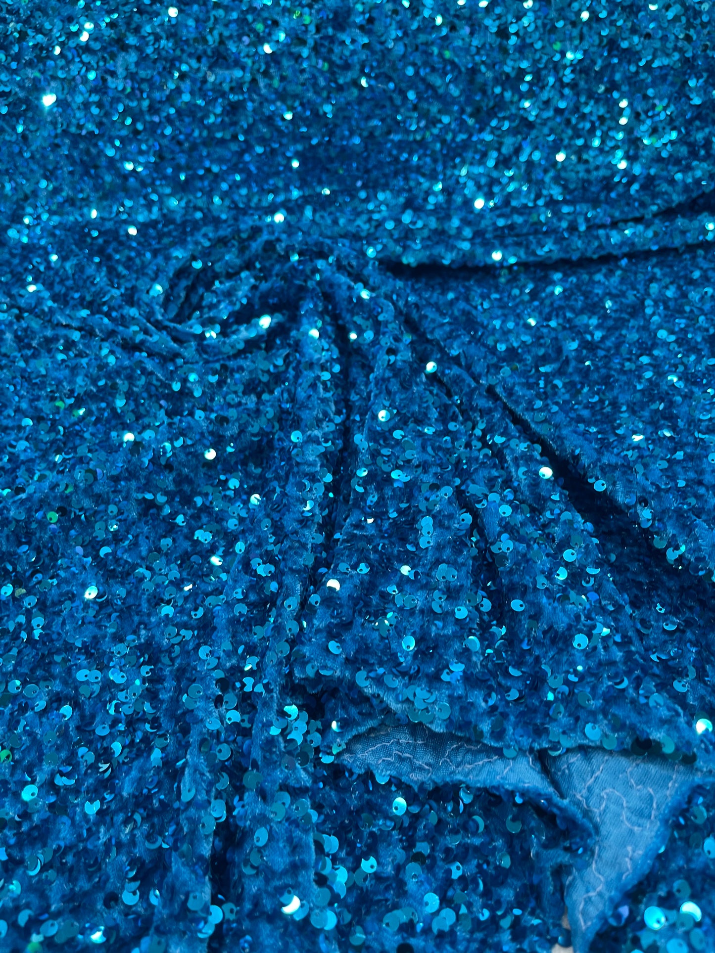 Sequin Stretch Velvet 54" Wide| New Creations Fabric & Foam Inc.