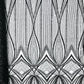 Geometric New York Fashion Beaded Lace Fabric| Prom| Wedding.