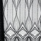 Geometric New York Fashion Beaded Lace Fabric| Prom| Wedding.