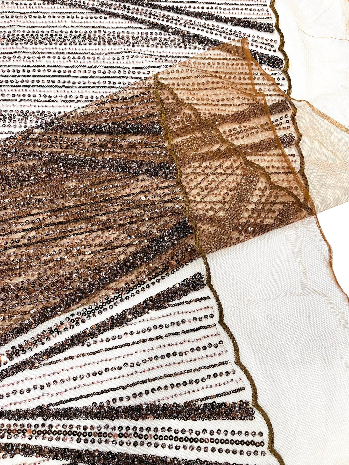 Geometric New York Fashion Beaded Lace Fabric| Prom| Wedding.