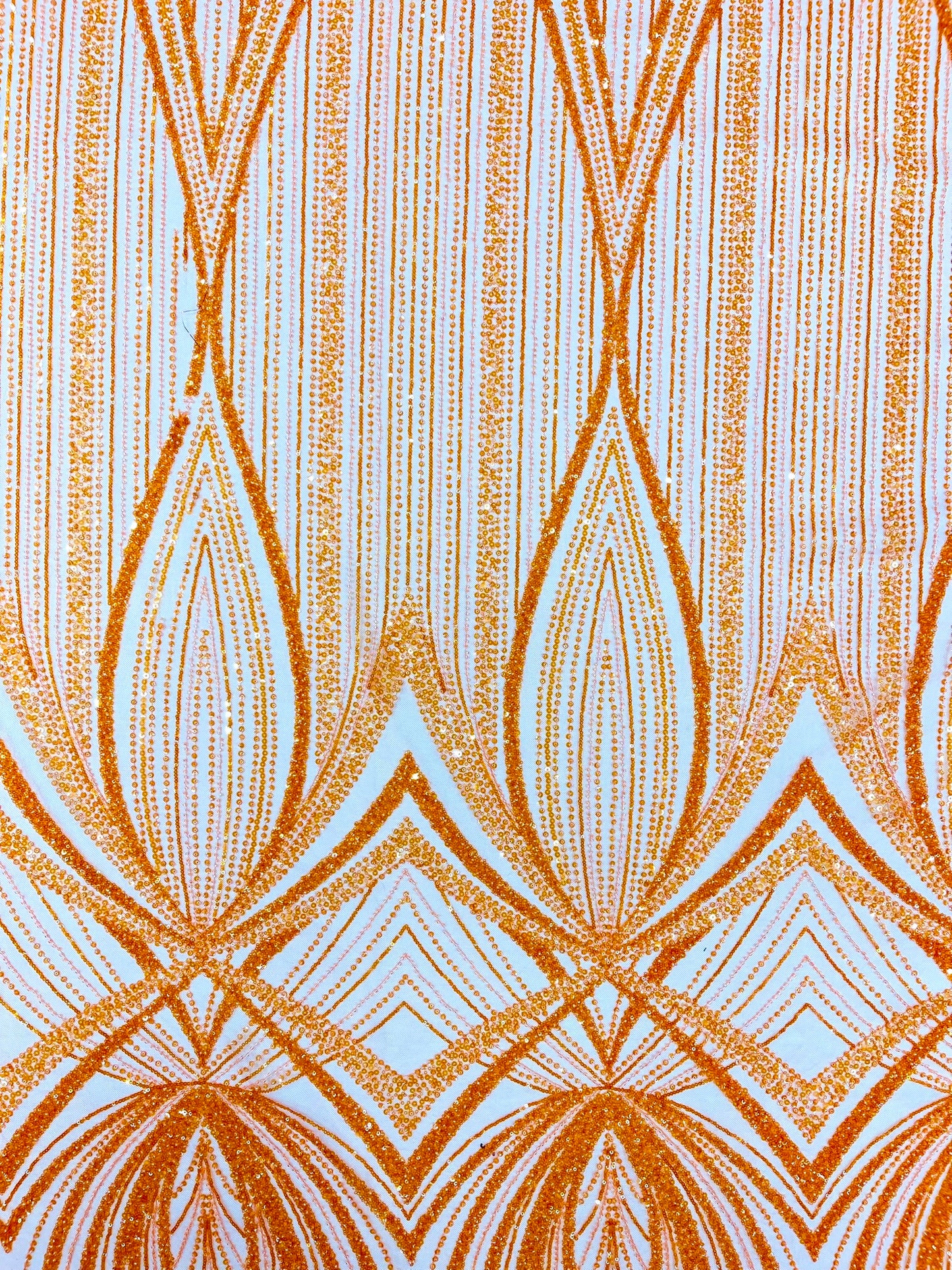 Geometric New York Fashion Beaded Lace Fabric| Prom| Wedding.