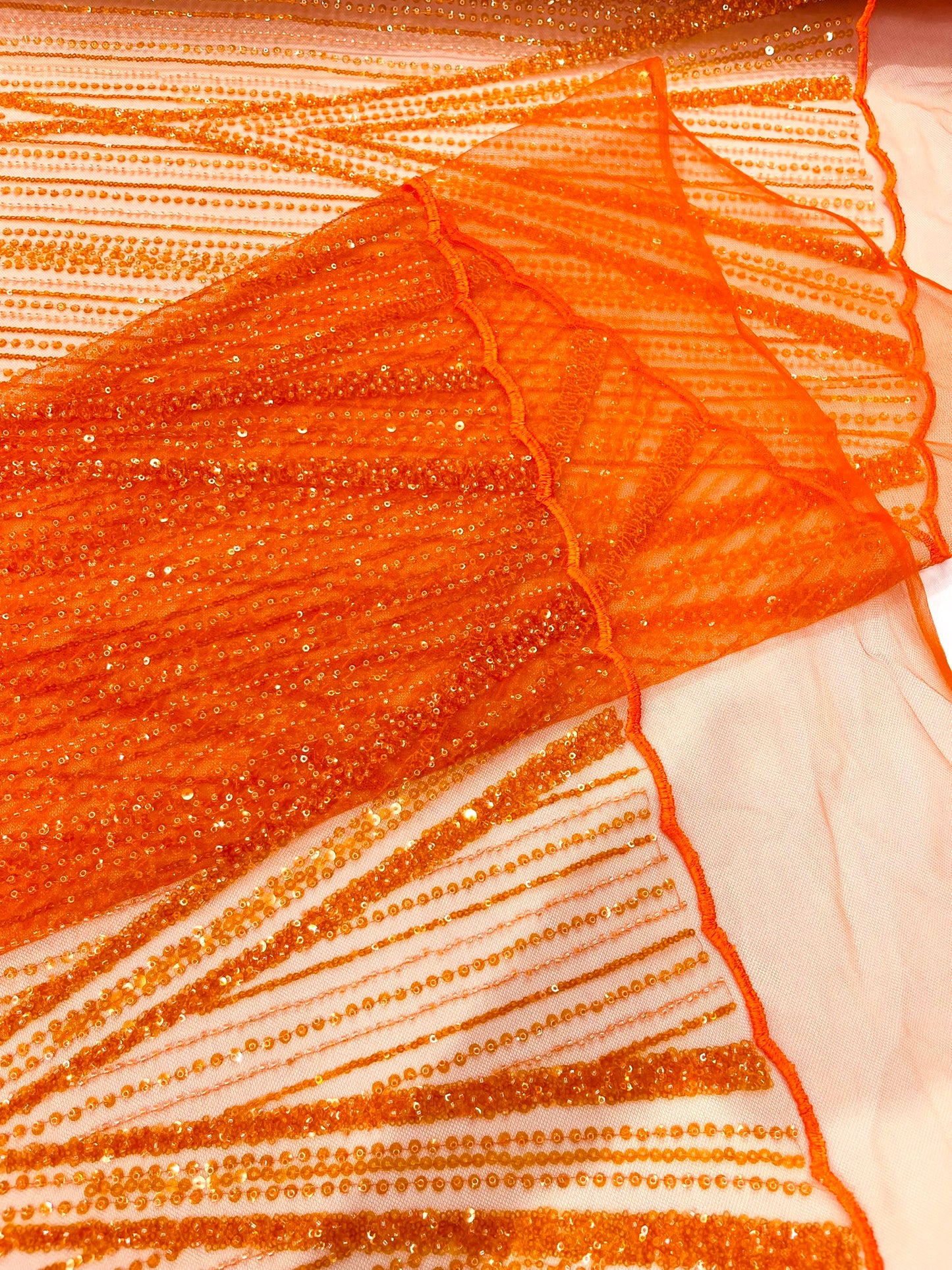 Geometric New York Fashion Beaded Lace Fabric| Prom| Wedding.