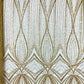 Geometric New York Fashion Beaded Lace Fabric| Prom| Wedding.