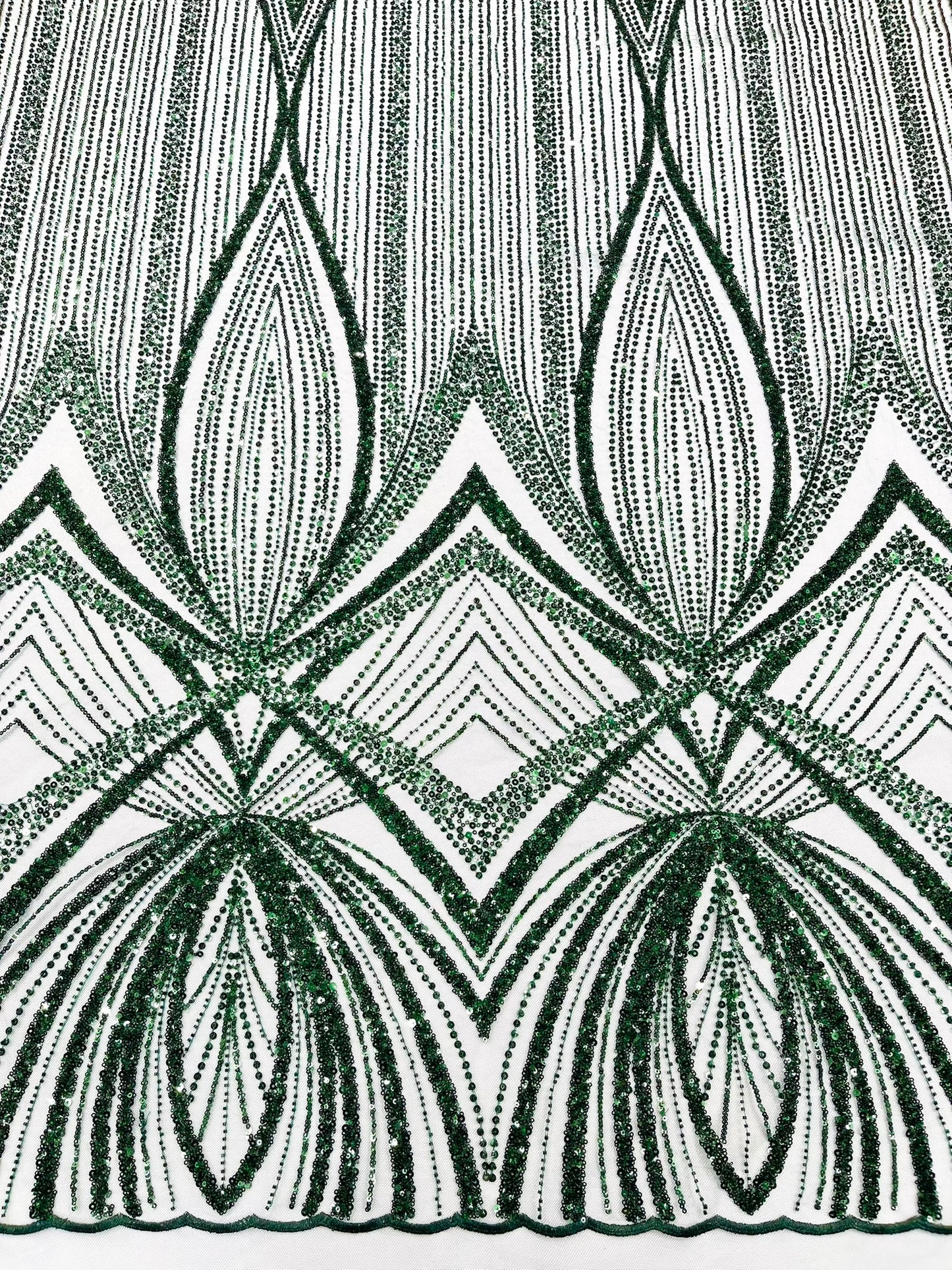 Geometric New York Fashion Beaded Lace Fabric| Prom| Wedding.