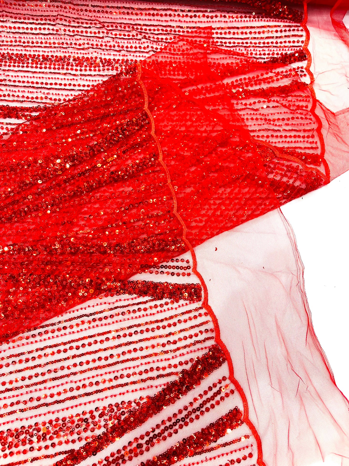 Geometric New York Fashion Beaded Lace Fabric| Prom| Wedding.