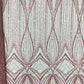 Geometric New York Fashion Beaded Lace Fabric| Prom| Wedding.