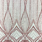 Geometric New York Fashion Beaded Lace Fabric| Prom| Wedding.