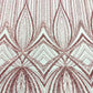 Geometric New York Fashion Beaded Lace Fabric| Prom| Wedding.