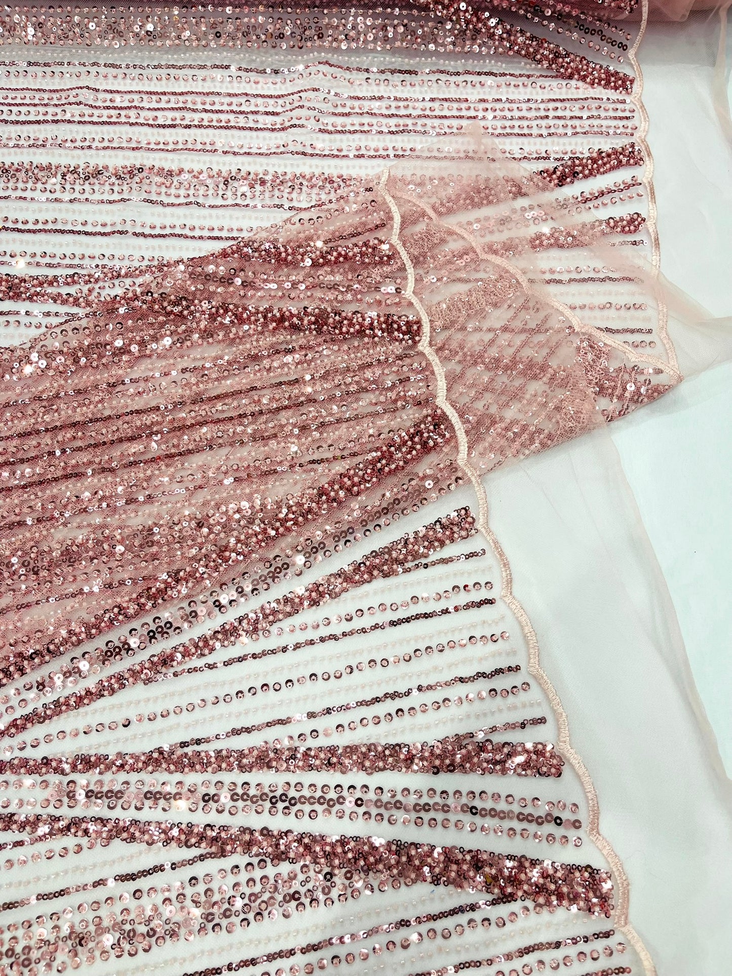 Geometric New York Fashion Beaded Lace Fabric| Prom| Wedding.