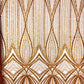 Geometric New York Fashion Beaded Lace Fabric| Prom| Wedding.