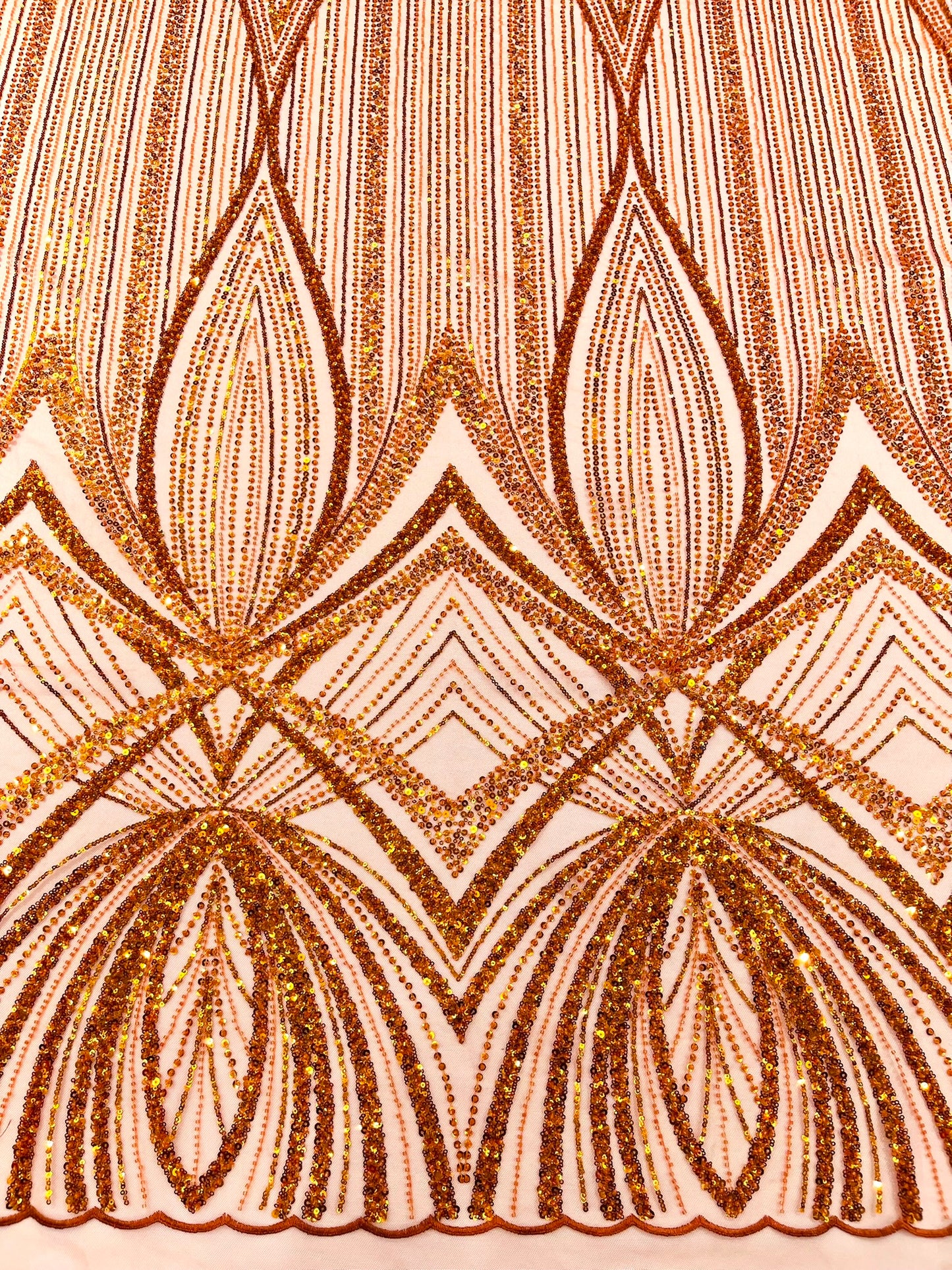 Geometric New York Fashion Beaded Lace Fabric| Prom| Wedding.