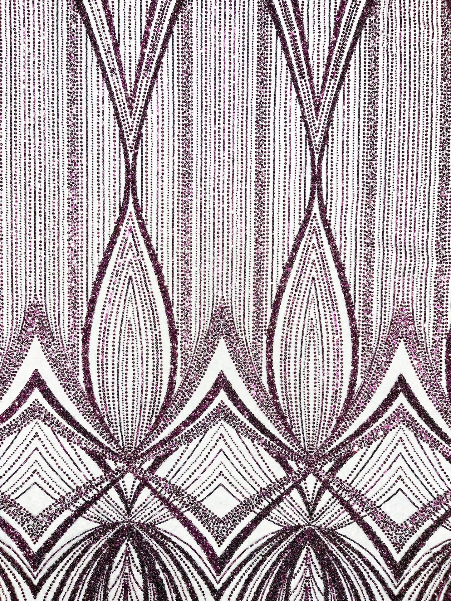 Geometric New York Fashion Beaded Lace Fabric| Prom| Wedding.
