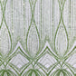 Geometric New York Fashion Beaded Lace Fabric| Prom| Wedding.