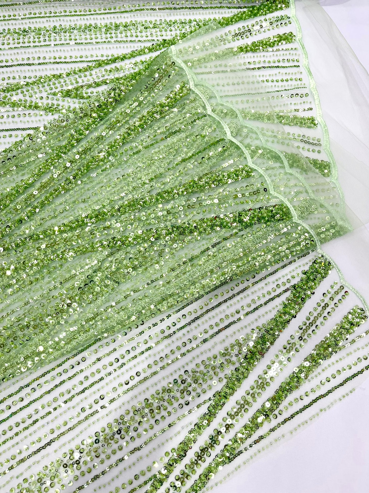 Geometric New York Fashion Beaded Lace Fabric| Prom| Wedding.