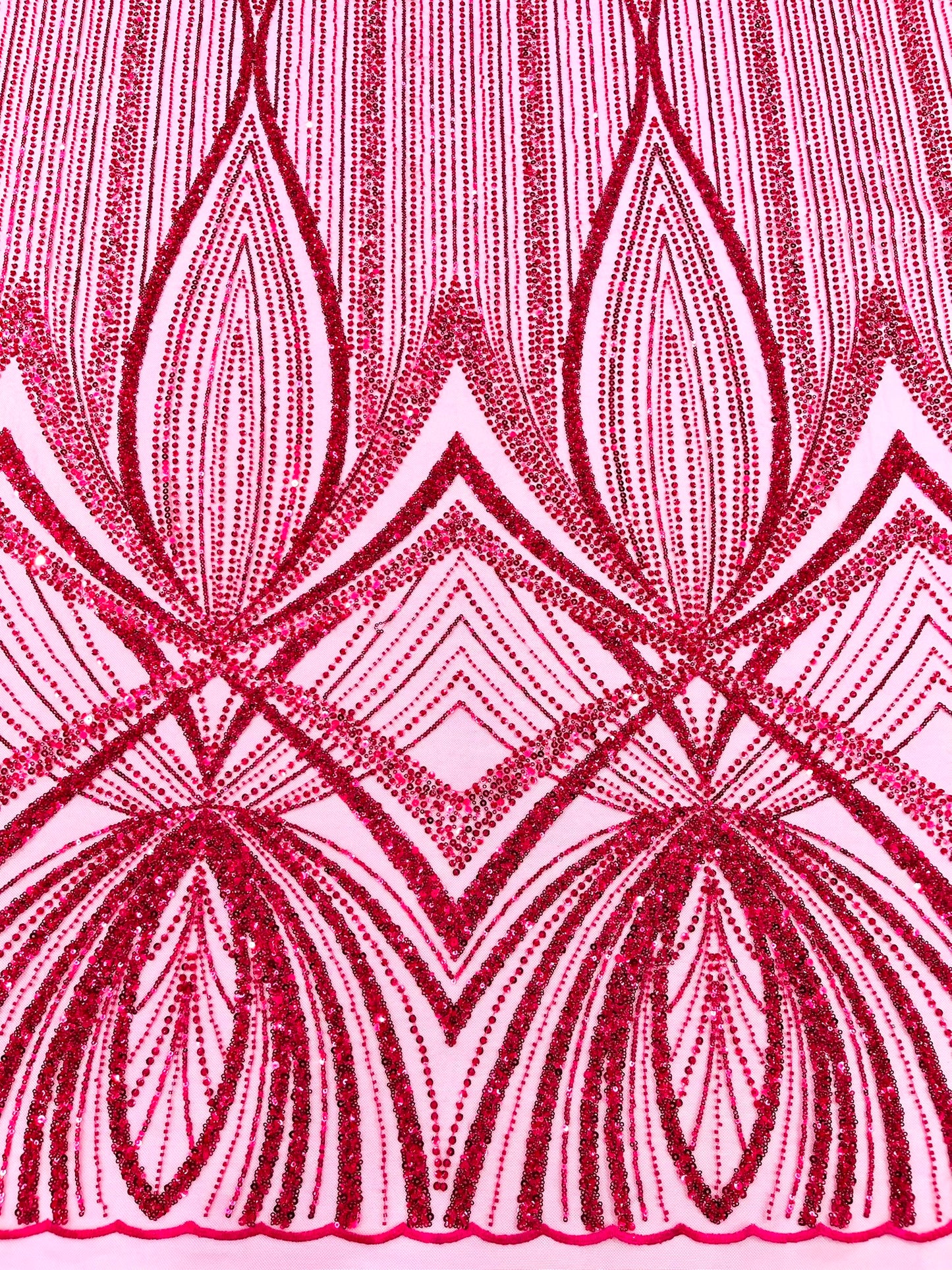 Geometric New York Fashion Beaded Lace Fabric| Prom| Wedding.