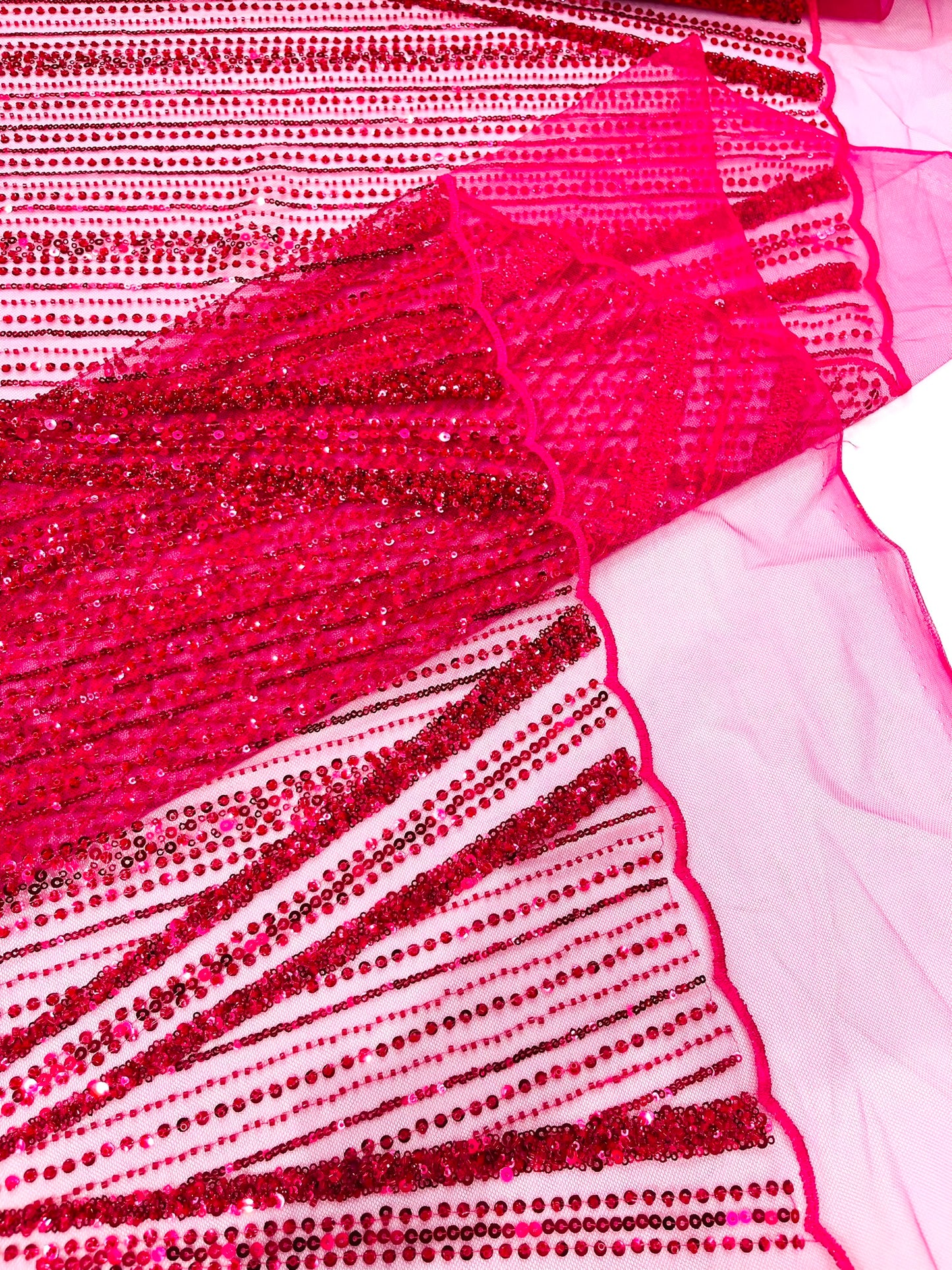 Geometric New York Fashion Beaded Lace Fabric| Prom| Wedding.